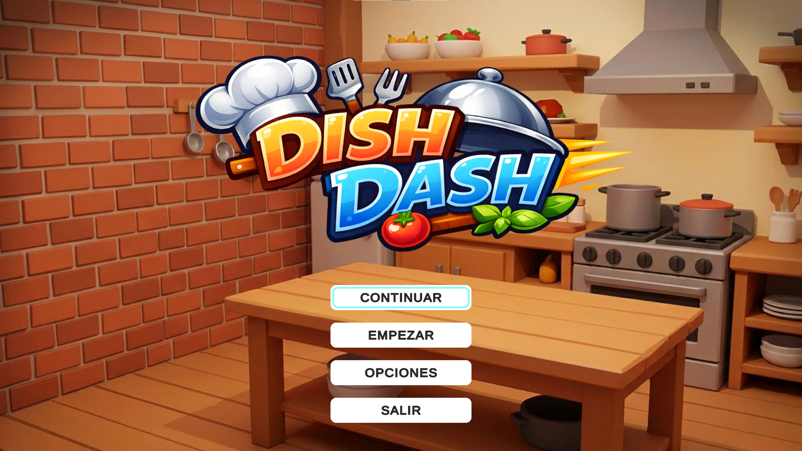 Dish Dash - pantalla principal